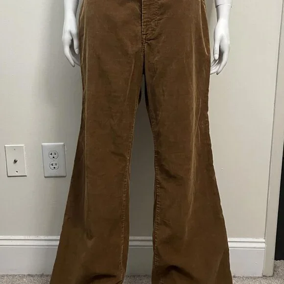 LEVI'S 70'S HIGH WAISTED CORDUROY BELL BOTTOMS - Picture 6 of 13
